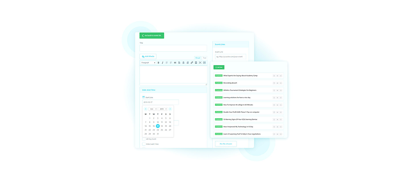 Modern Events Calendar