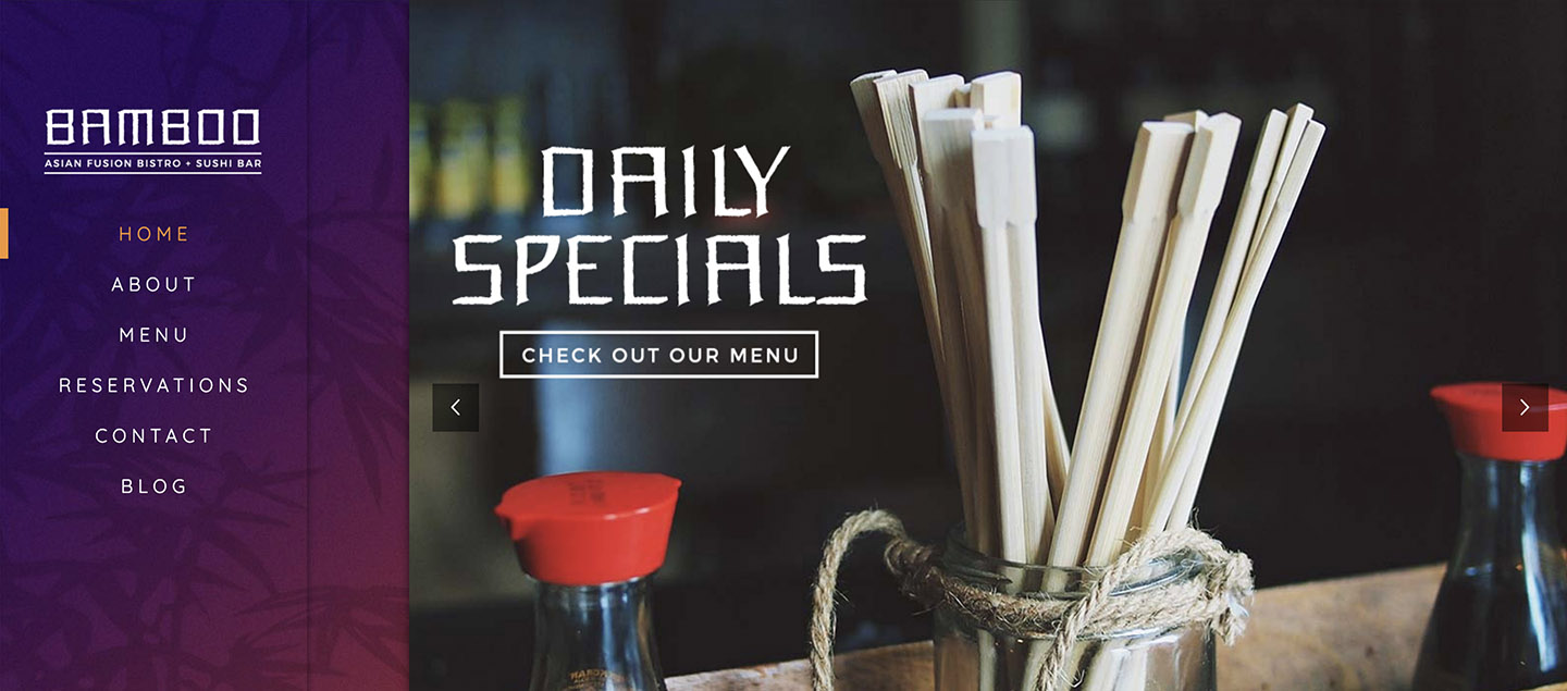 Bamboo Restaurant Demo